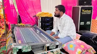 full sound setup in bhagwat katha ! yamaha mgp 32 mixer /bhagwat katha me sound system kaise lagaye
