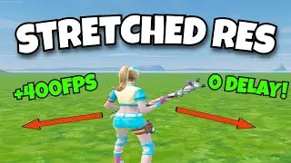 How PROS Get Stretched Resolution In Fortnite! (LOWEST INPUT DELAY)