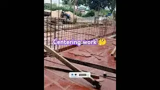 Centering work //Slab Centering Work Progress //Slab ka Centering Kaise kare🤔 #centering #sitevisit