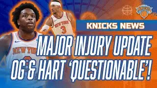 MAJOR KNICKS INJURY NEWS! Og Anunoby & Josh Hart Upgraded to 'QUESTIONABLE' For Game 7 vs Pacers!
