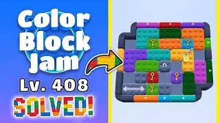 Color Block Jam Level 408 | Complete Walkthrough & Solutions! 🎯
