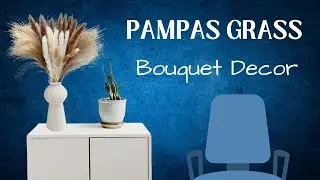 65PCS Pampas Grass Dried Bouquet Decor, 45CM Dried Flowers Decoration
