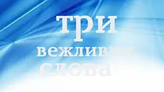 Три вежливых слова