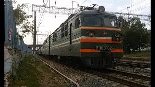 ВЛ80с-623 с грузовым поездом
