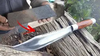 Forge an Awesome Machete by Cambodian Blacksmith