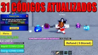 3 NOVOS CÓDIGOS + 31 CÓDIGOS DE EXP BELI E RESET DO BLOX FRUITS - blox fruit codes (roblox)