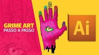 Tutorial Grime Art - PASSO A PASSO no Adobe Illustrator