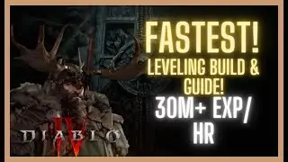 How to Level Faster in Diablo 4 | Best Nightmare Dungeon Diablo 4 Season 1 | Best Solo Druid Build