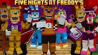 THIS NEW MINECRAFT FNAF ADDON IS FANTASTIC! (FNAF Rebaked Mod Showcase)
