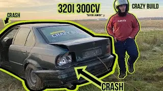 UN PNEU EXPLOSÉ, 2 CRASH ! CRAZYBUILD ÉCLATE SA E36 !