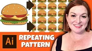 How to Make a Repeating Pattern in Illustrator 2019 - Create a Seamless Pattern in Adobe Illustrator