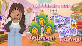 Hatching & trading the new Southeast Asia eggs! 🥚