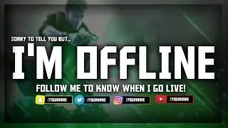 Twitch OFFLINE Screen FREE Template! (Download Link)