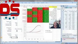 Yield Curve by QuantLib in Excel with market rates and cubic spline