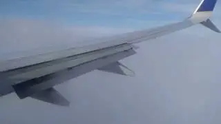 Airplane steering through the clouds!