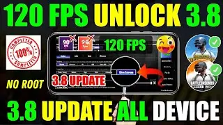 How to Unlock 120 FPS in PUBG 3.8 Update 😱 | Unlock 120 FPS in BGMI 3.8 Update 🚀100% Working