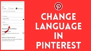How To Change Language In Pinterest (2024)