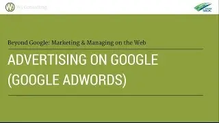 Advertising on Google (Google AdWords)
