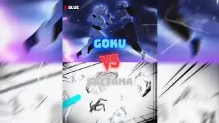 Bloodlusted Goku vs Serious Saitama #anime #saitama #goku #trainding 