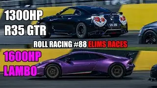 1300HP R35 GTR VS 1600HP LAMBO