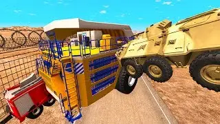 Belaz 75710 Heavy Car Destruction #9 BeamNG.drive