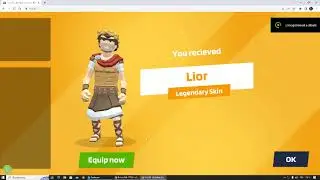 j ai eu un skin legendaire sur 1v1 LOL !!