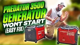 PREDATOR GENERATOR WONT START BUT I FOUND A FIX ( GENERATOR TROUBLESHOOTING )