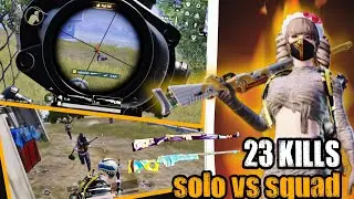 23 KILLS💀 BGMI 3.2 SNIPER KILLS - BGMI WAR MODE SOLO VS SQUAD 🔥 - BGMI MONTAGE GAMEPLAY #bgmi #pubg