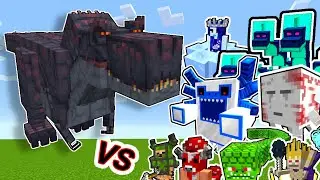 Tyrannosaurus Vs. Twilight Forest Monsters in Minecraft Showcase