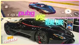 SSC TUATARA in PUBGMOBILE 🆚 In Real Life #pubgmobile #real #ssctuntara #reallife #suparcar