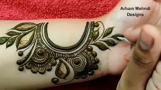 EID 2025 Special Mehndi Design || New Simple Latest Mehndi Design for Hand || Arham Mehndi Designs