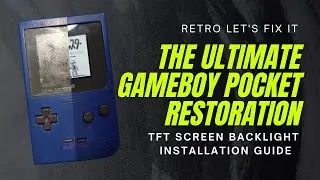 [MOD] How to install Game Boy Pocket Light AIO TFT Screen Backlight Tutorial | GBP Repair