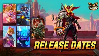 7 UPCOMING NOVEMBER SKINS | BLAZING WEST SQUAD | YSS EPIC SHOWCASE | MOBILE LEGENDS