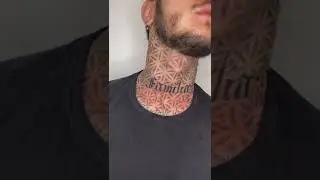 Cool Front Neck Tattoo design