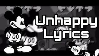 Friday Night Funkin’ Unhappy Lyrics