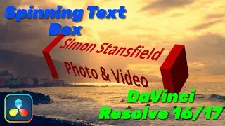 Spinning Text Box - DaVinci Resolve 16/17