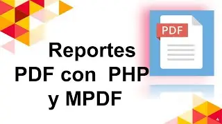 Reportes PDF con PHP y MPDF - 1) mi primer PDF con MPFD