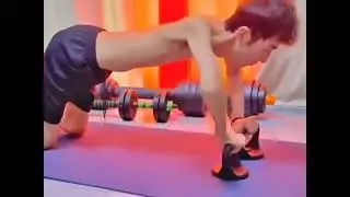 Skinny Guy Doing Pushup & Lifting Meme Template by 