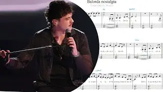 Olly — Balorda Nostalgia — Piano Spartito