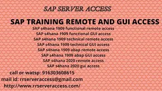 sap mm access training videos and materials