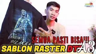 Tutorial Sablon Raster DTF||Pisah Warna Photoshop [Proses Lengkap dari awal Sampai Jadi Kaos]