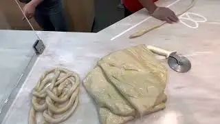 Mr. Pretzels Making Pretzels in Toronto