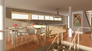Modern Living Room. Stock Footage