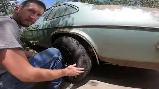 1978 Chevy Nova Tire swap.