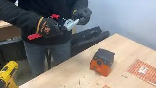 STIHL MS 361 установка нового зимнего комплекта