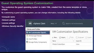 58 Creating a VM Customization Specifications