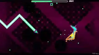 "fractured circles" by artimel [100%] | Geometry Dash