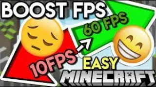 HOW TO GET 60+ FPS IN MINECRAFT JAVA (ANY VERSION 100% WORKING)