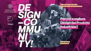 Presentazione - Laurea in Design del prodotto industriale