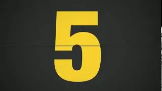 Countdown Beautiful Yellow